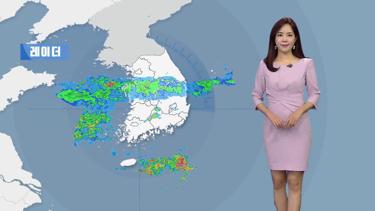 [날씨] 밤부터 충청 이남 국지성 호우...남해안·제주에 강한 바람 / YTN