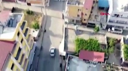Polisin 'drone' ile takip ettiği hırsızlık şüphelisi yakalandı