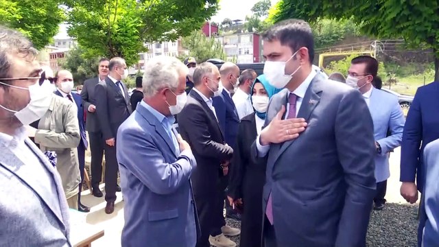 Bakan Kurum, Vakfıkebir Millet Bahçesi'nde incelemelerde bulundu (2) - TRABZON