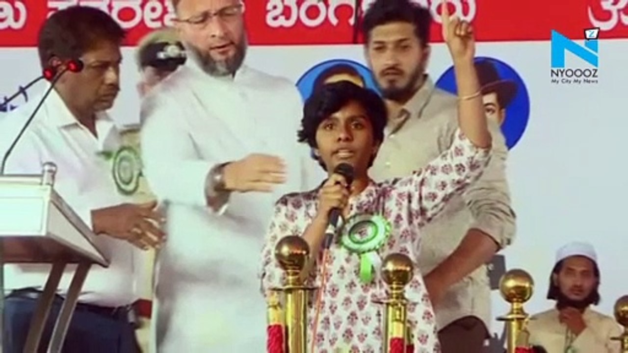 Amulya Leona who raised pro Pak slogans in Owaisi rally granted bail