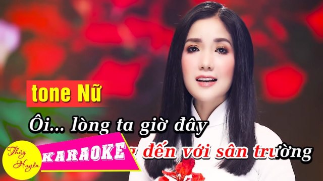 [KARAOKE] Chuyện Tình Người Mang Tên Phượng(Tone Nữ) - Thúy Huyền Beat Chuẩn