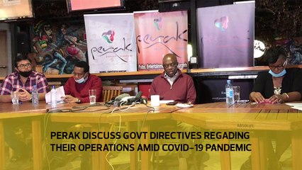 PERAK discuss govt directives regarding their operations amid Covid-19 pandemic