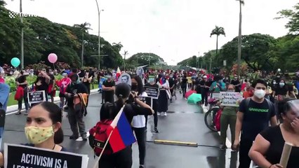 Protesters hold anti-government marches on Philippines Independence Day