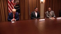 Trump holds roundtable on race relations with prominent black leaders