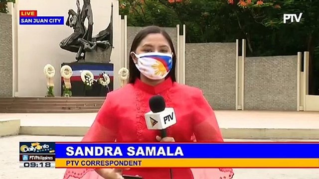 Ika-122 anibersaryo ng Araw ng Kalayaan, ipinagdiwang sa Pinaglabanan, San Juan City