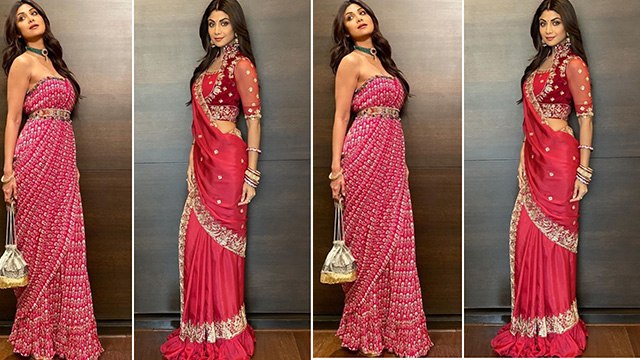 Shilpa Shetty का Saree Collection देख चौंक जाएंगे आप | Shilpa Shetty Saree Look | Boldsky