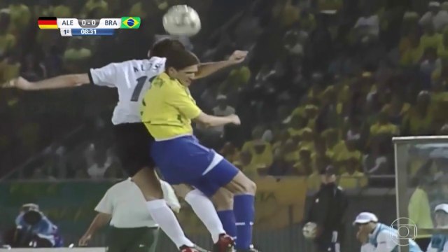 FINAL DA COPA DO MUNDO DE FUTEBOL 2002 -BRASIL X ALEMANHA -PRIMEIRO TEMPO-PARTE 1