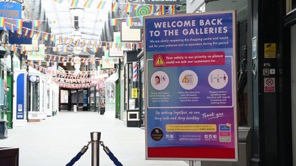 The Galleries prepares to reopen on Monday