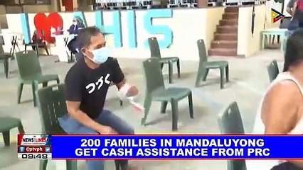 200 families in Mandaluyong get cash assistance from PRC