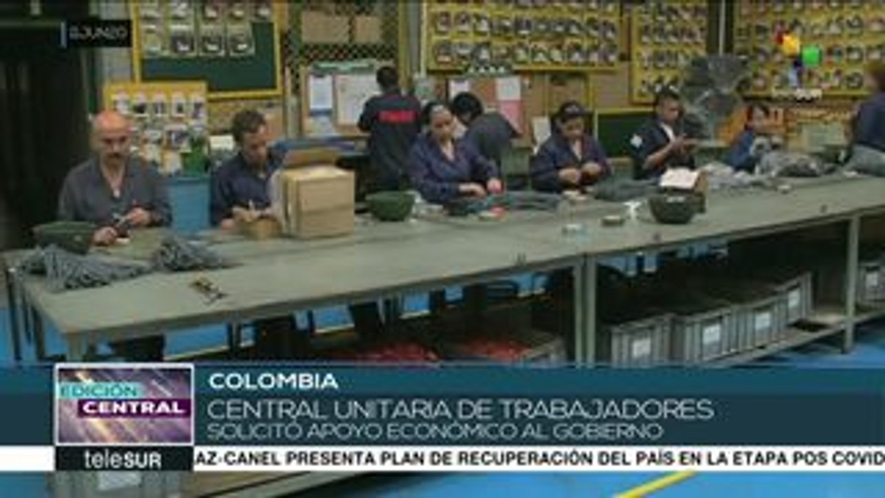 Colombia: trabajadores realizan plantones en defensa de sus derechos