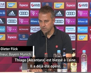 Bayern - Thiago Alcantara absent trois semaines