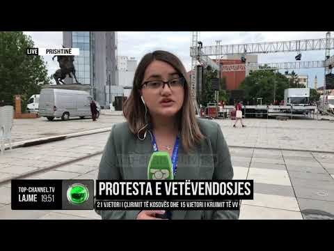 Protesta e vetëvendosjes/ 21 vjetori i çlirimit të Kosovës dhe 15 vjetori i krijimit të VV
