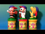 Play Doh Snoopy Charlie Brown Stamper Woodstock The Peanuts Gang Playdough by Disneycollector