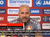Bosz hoping Bayern can aid Leverkusen's top four push