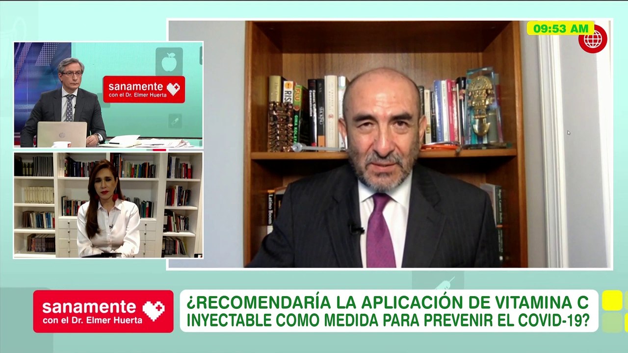 Sanamente con el Doctor Elmer Huerta: Vitamina C inyectable y el Covid-19 (HOY)