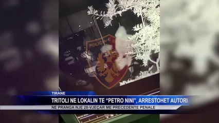 Tritoli ne lokalin te Petro Nini, arrestohet autori