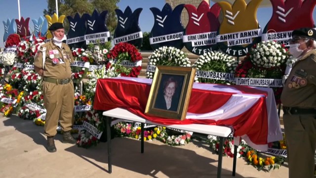 Dr. Fazıl Küçük'ün eşi Süheyla Küçük son yolculuğuna uğurlandı - LEFKOŞA