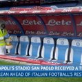 Stadium sanitised ahead of Napoli-Inter Coppa Italia semi-final