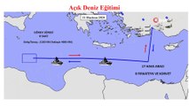 Hava ve Deniz Kuvvetlerimiz Akdeniz’de müşterek açık deniz eğitimi icra etti