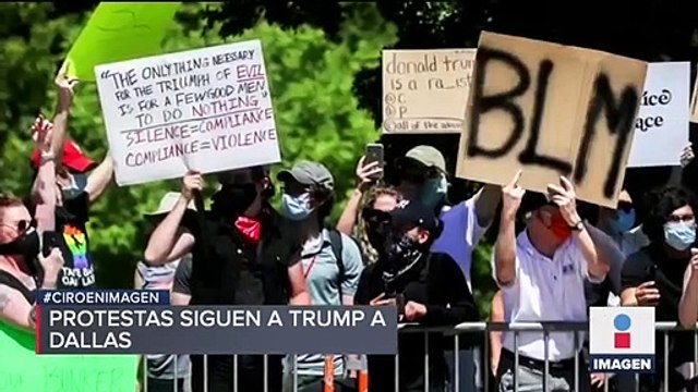 Trump defiende uso de la fuerza en manifestaciones