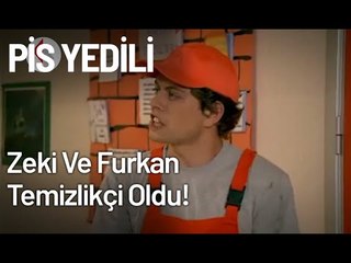 Zeki Ve Furkan Temizlikçi Oldu! - Pis Yedili 70. Bölüm