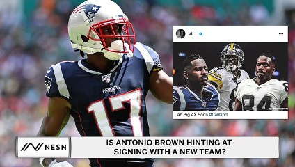 Is Antonio Brown Hinting at Signing With a New Team?