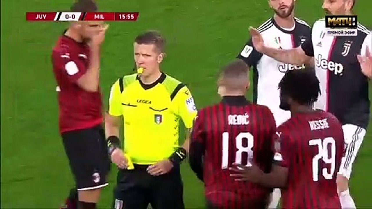 ملخص اياب الدور نصف النهائي من كاس ايطاليا بين يوفنتوس وميلان 2020