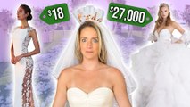 Guessing Cheap vs Expensive Wedding Dresses?! (Cheap vs Steep)