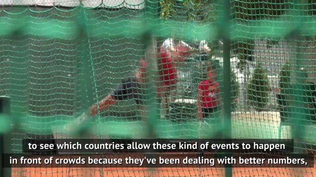 Djokovic ready to play in front of fans in Adria Tour tennis