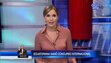 Ecuatoriana ganó concurso internacional