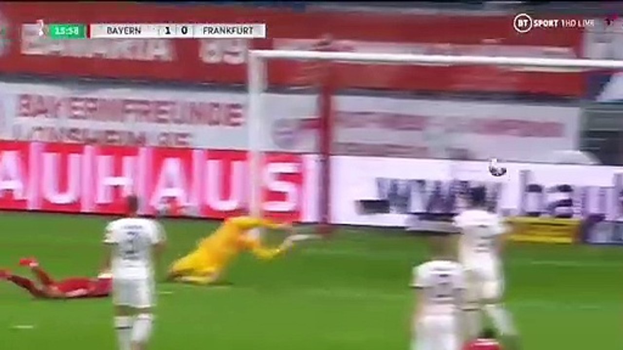 شاهد ملخص واهداف مباراة  بايرن ميونخ و انتراخت 2-1 في نصف نهائي كاس المانيا