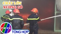 Cháy lớn kho sản xuất gỗ công nghiệp ở Đà Nẵng