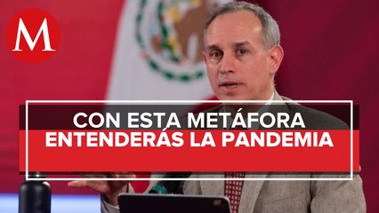 La epidemia es como una cordillera, se compone de varios picos; dice López-Gatell