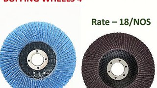 FLEXIBLE DISC BUFFING WHEEL