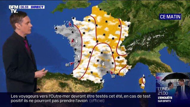 Les orages menacent l'ouest de la France ce samedi