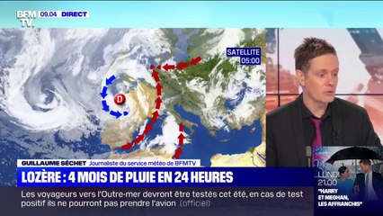 À quoi est lié l'épisode cévenol exceptionnel que connaissent la Lozère et le Gard ?