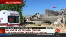 Son dakika! İki yük treni çarpıştı: Ölü ve yaralılar var | Video