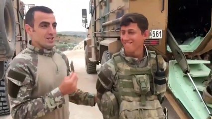 Şehidin silah arkadaşlarıyla görüntüleri, izleyenleri duygulandırdı!