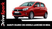 Maruti Celerio CNG Models Launched In India | Details | Specs | Prices