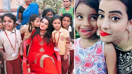 बच्चो की हमेशा चहेती रहती है Akshara Singh