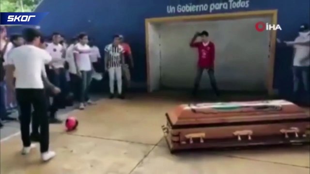 Genç futbolcu son gölünü tabutu ile attı