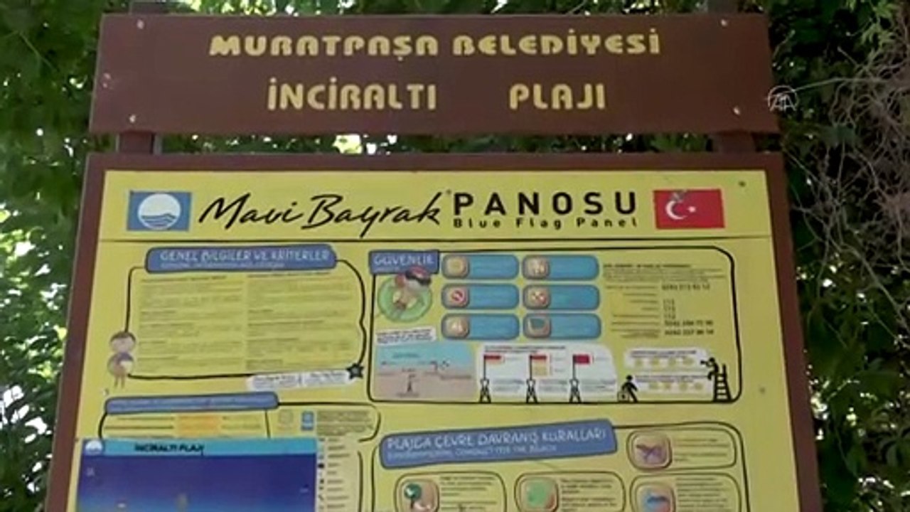 Falez plajları ziyaretçilerine hizmet vermeye başlıyor - ANTALYA