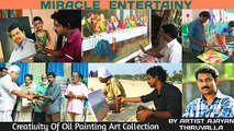 Creativity Of Oil Painting Art Collection || Artist Ajayan Tiruvalla || Art Gallery || Oil Painting