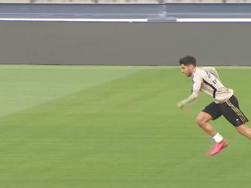 Real Madrid - Les Madrilènes s'entraînent au st...