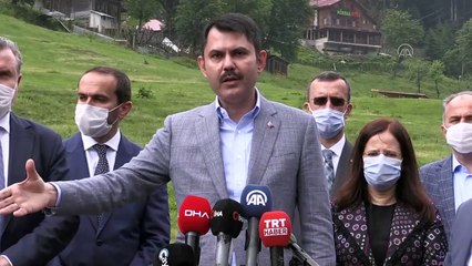 Bakan Kurum: '(Ayder Yaylası) Vatandaşlarımızla görüşmek suretiyle gönüllü bir dönüşüm sürecini başlatacağız' - RİZE