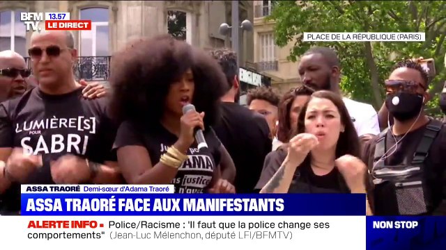 Assa Traoré: Depuis le 2 juin, la France reconnaît qu'il y a du racisme dans la police française