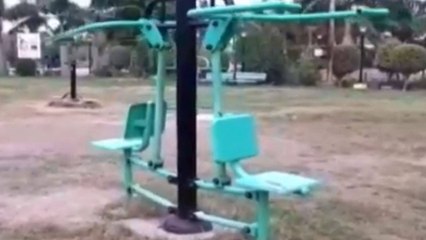 Watch: Truth of Jhansi park exercise viral video