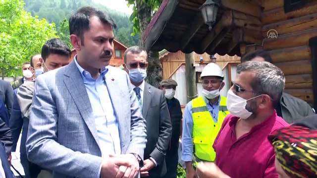 Bakan Kurum, Ayder Yaylası'nda incelemelerde bulundu - RİZE