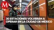 Estaciones cerradas de Metro y Metrobús reabrirán a partir del 15 de junio: Sheinbaum