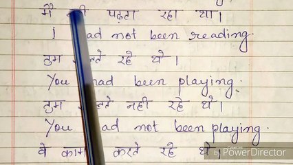 Past perfect continuous tense affirmative and  negative sentences,Past perfect continuous tense hindi in hindi,Affirmative sentences of past perfect continuous tense in hindi,Tense in hindi,Learn tense in hindi,Tense of english grammar in hindi,Tense expl